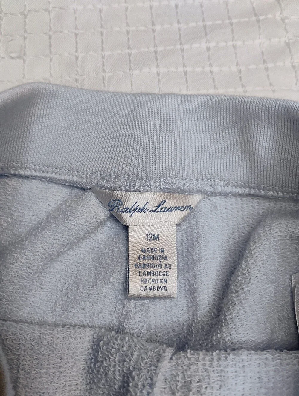 Ralph Lauren light blue hoodie and pants set